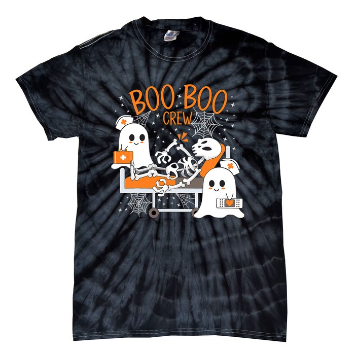 Halloween Boo Boo Crew Ghost Doctor Tie-Dye T-Shirt