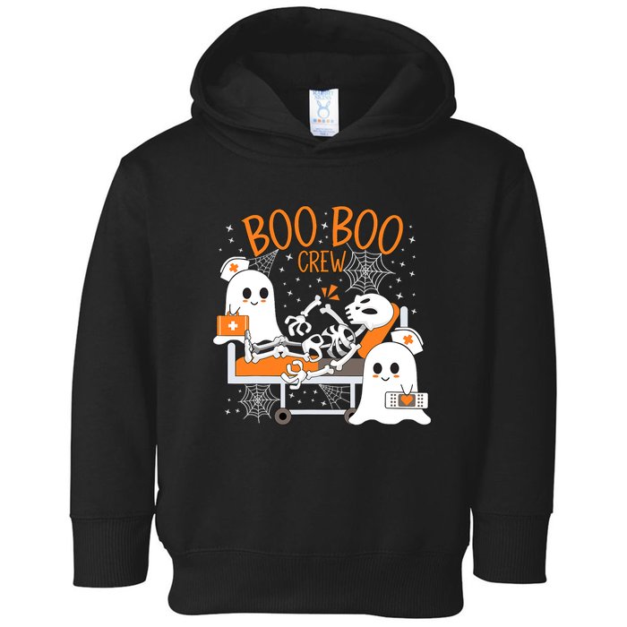 Halloween Boo Boo Crew Ghost Doctor Toddler Hoodie