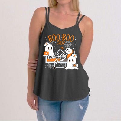 Halloween Boo Boo Crew Ghost Doctor Women's Strappy Tank