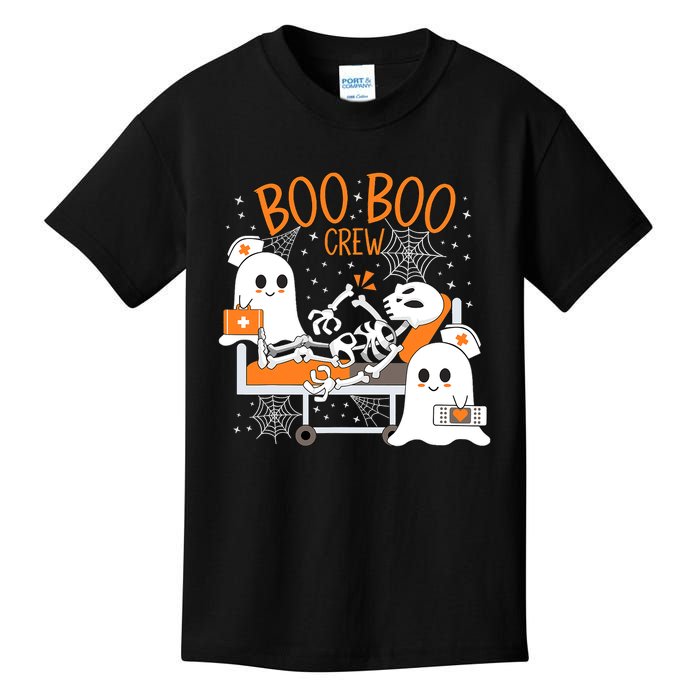 Halloween Boo Boo Crew Ghost Doctor Kids T-Shirt