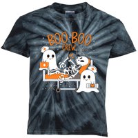 Halloween Boo Boo Crew Ghost Doctor Kids Tie-Dye T-Shirt