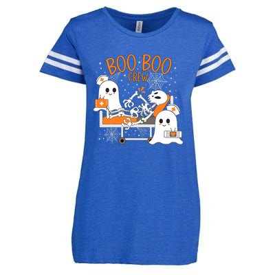 Halloween Boo Boo Crew Ghost Doctor Enza Ladies Jersey Football T-Shirt