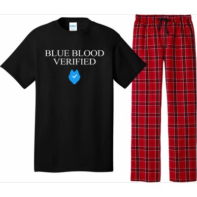 Huskie Blue Blood Verified Funny Pajama Set