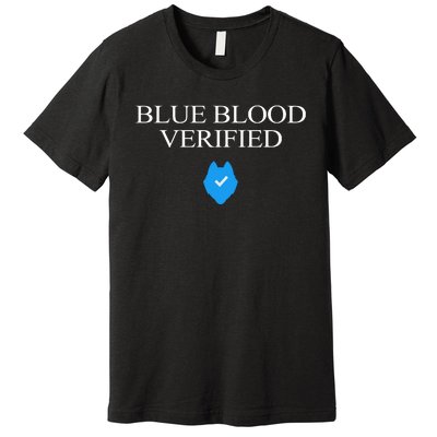 Huskie Blue Blood Verified Funny Premium T-Shirt