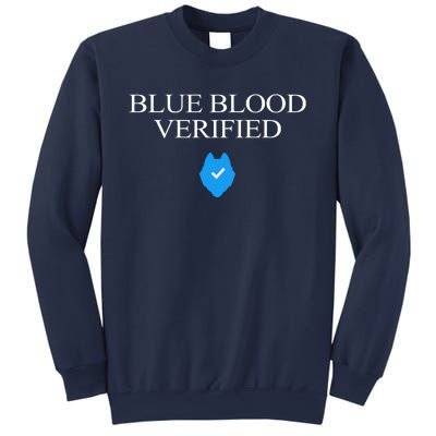 Huskie Blue Blood Verified Funny Sweatshirt