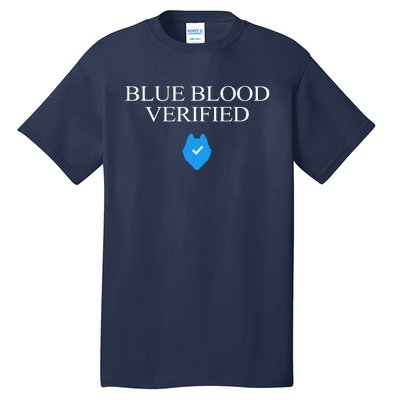 Huskie Blue Blood Verified Funny Tall T-Shirt