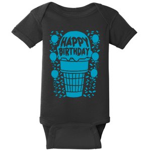 Happy Birthday Birthday Funny Baby Bodysuit