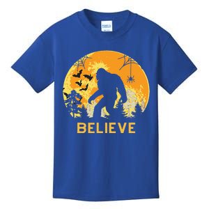 Halloween Bigfoot. Believe Kids T-Shirt