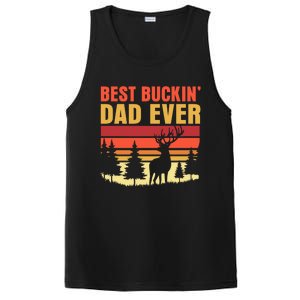 Hunting Best Buckin Dad Ever Deer Fathers Day Meaningful Gift PosiCharge Competitor Tank