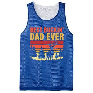 Hunting Best Buckin Dad Ever Deer Fathers Day Meaningful Gift Mesh Reversible Basketball Jersey Tank