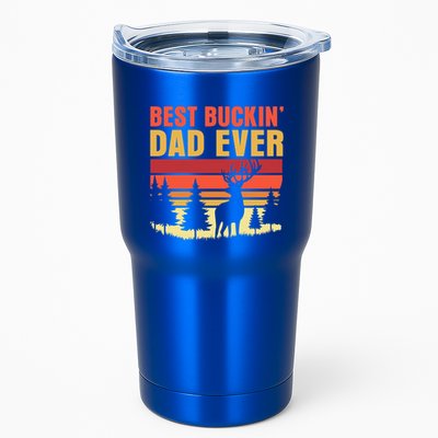 Hunting Best Buckin Dad Ever Deer Fathers Day Meaningful Gift Tumbler