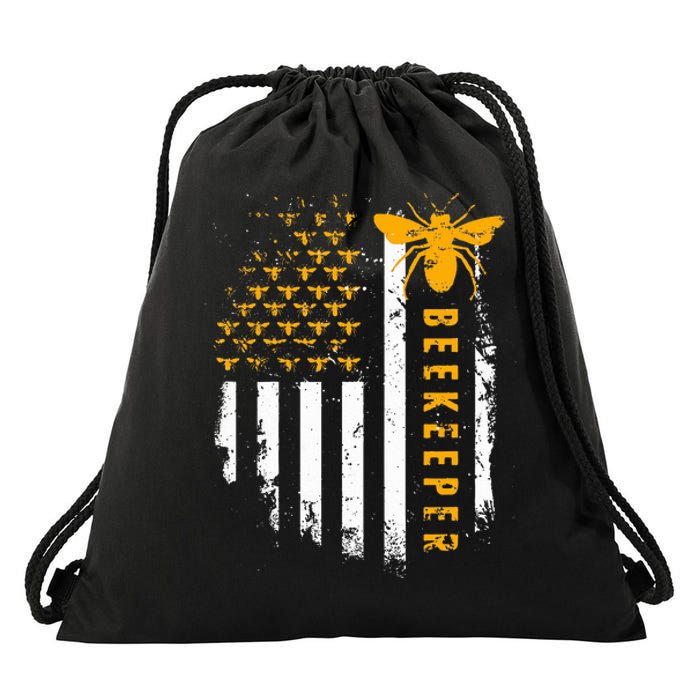 Honey Bee beekeeping hive Beekeeper Drawstring Bag