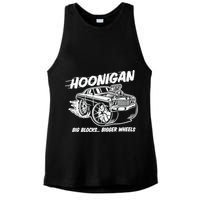 Hoonigan Big Blocks Bigger Wheels Ladies PosiCharge Tri-Blend Wicking Tank