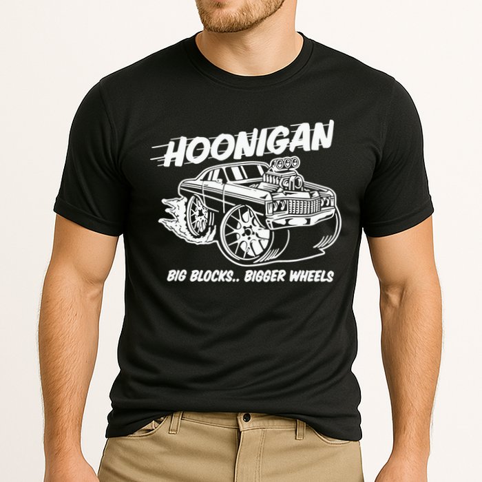 Hoonigan Big Blocks Bigger Wheels Performance Shirt