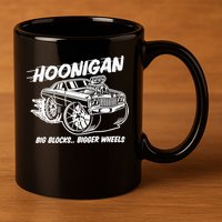 Hoonigan Big Blocks Bigger Wheels 11oz C Handle Ceramic Mug