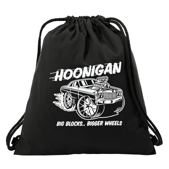 Hoonigan Big Blocks Bigger Wheels Drawstring Bag