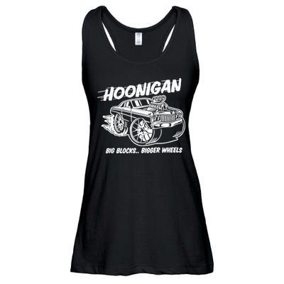 Hoonigan Big Blocks Bigger Wheels Ladies Essential Flowy Tank