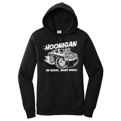 Hoonigan Big Blocks Bigger Wheels Women's Pullover Hoodie