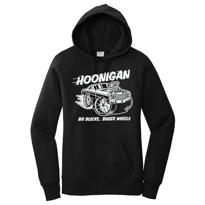 Hoonigan Big Blocks Bigger Wheels Women's Pullover Hoodie