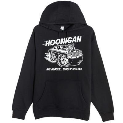 Hoonigan Big Blocks Bigger Wheels Premium Pullover Hoodie
