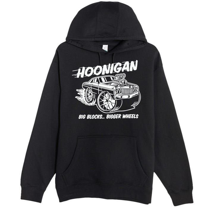 Hoonigan Big Blocks Bigger Wheels Premium Pullover Hoodie