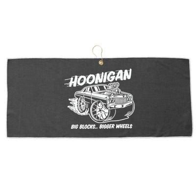 Hoonigan Big Blocks Bigger Wheels Large Microfiber Waffle Golf Towel