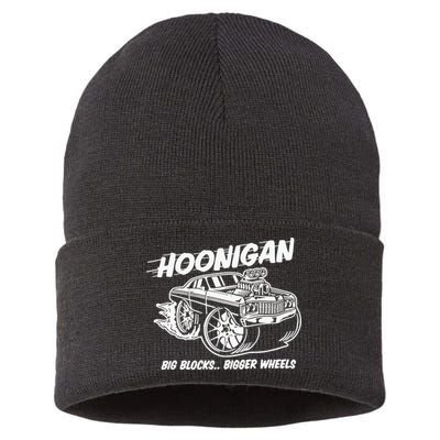 Hoonigan Big Blocks Bigger Wheels Sustainable Knit Beanie
