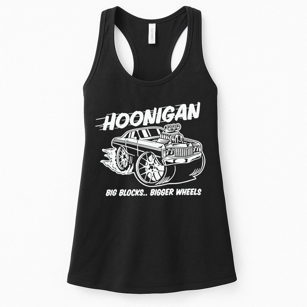 Hoonigan Big Blocks Bigger Wheels Womens Tank Top