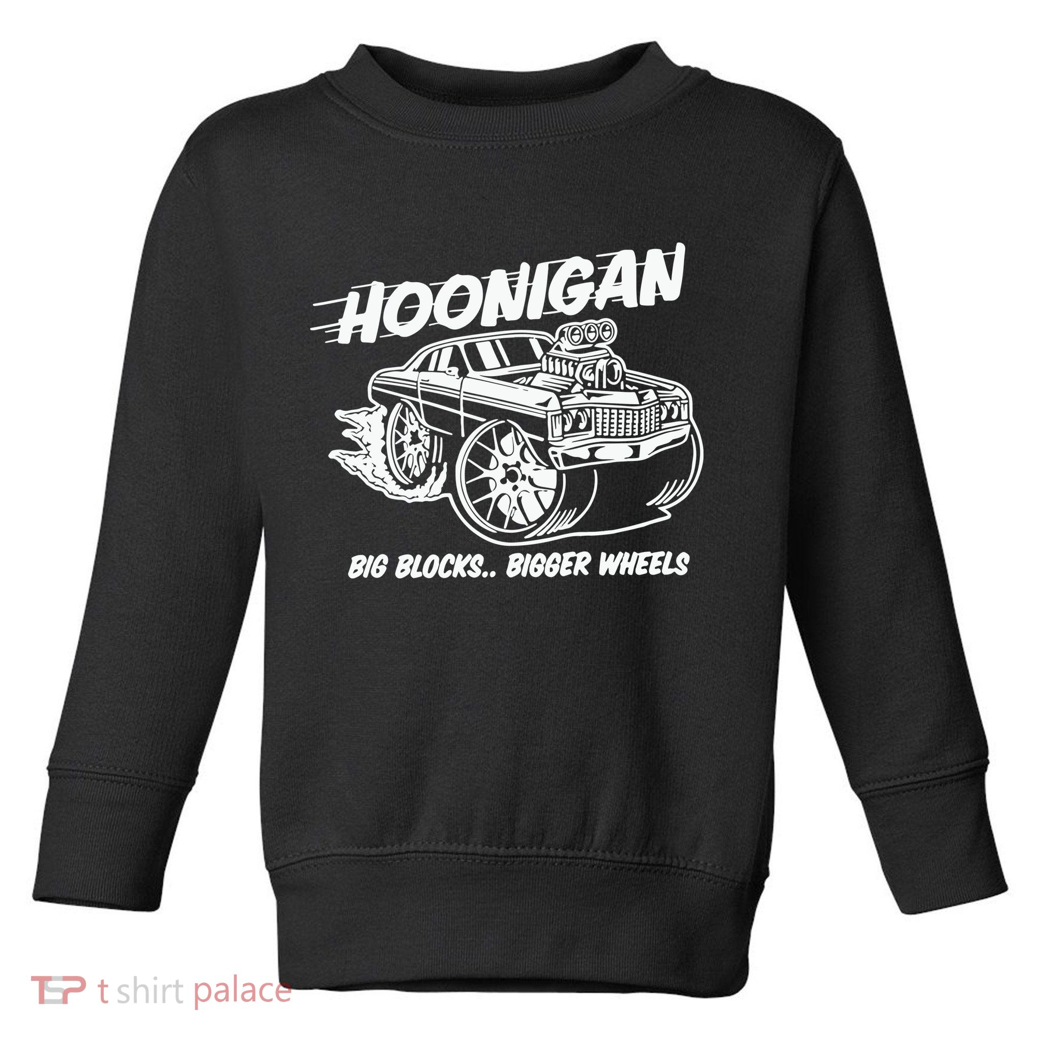 Hoonigan Big Blocks Bigger Wheels Toddler Sweatshirt