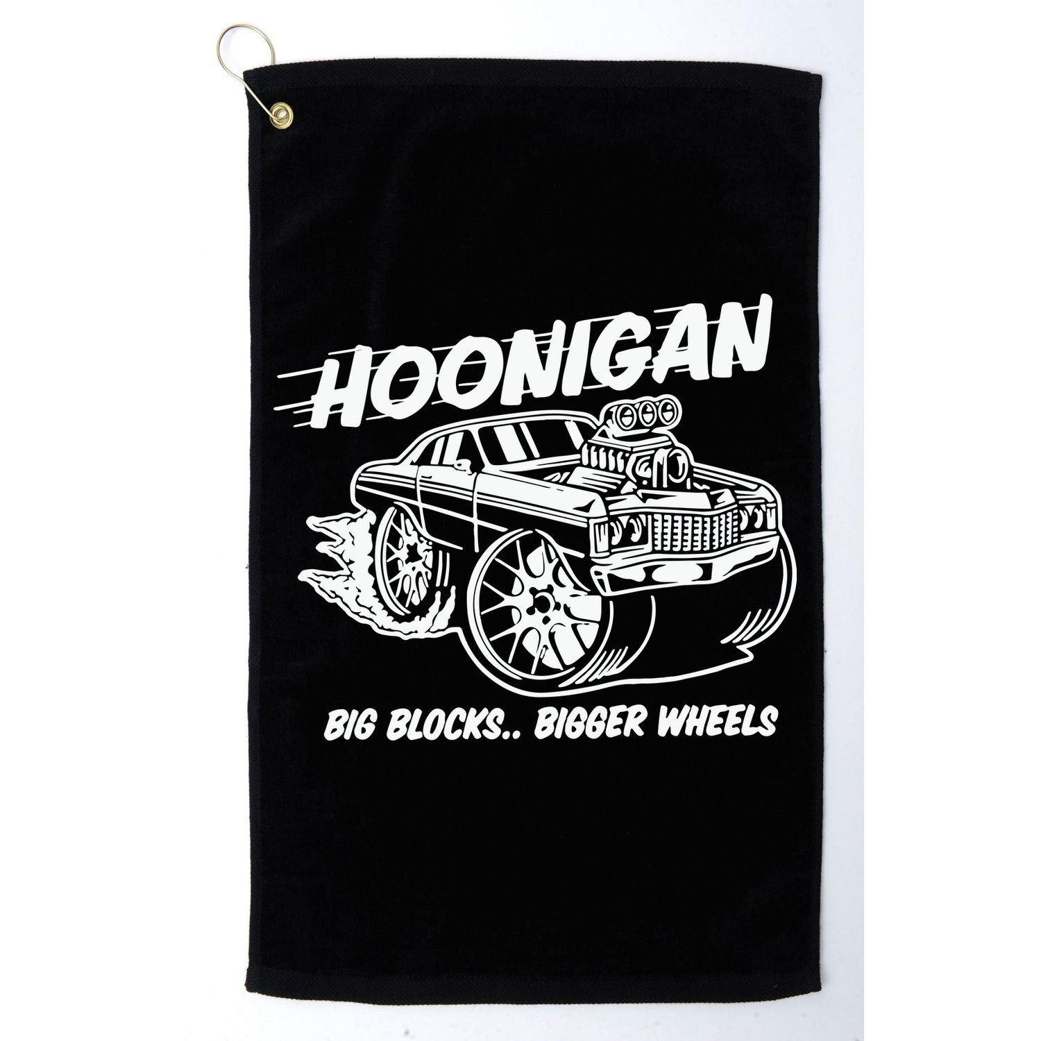 Hoonigan Big Blocks Bigger Wheels Golf Towel