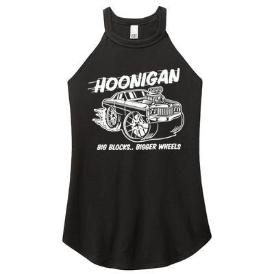 Hoonigan Big Blocks Bigger Wheels Women's Perfect Tri Rocker Tank
