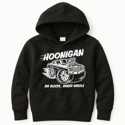 Hoonigan Big Blocks Bigger Wheels Kids Hoodie