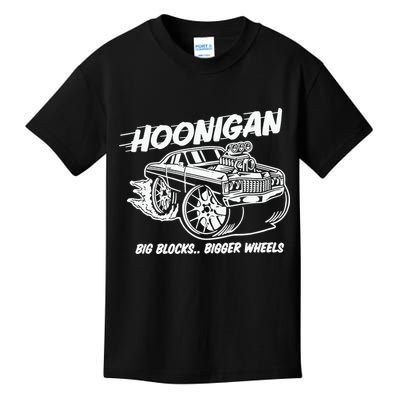 Hoonigan Big Blocks Bigger Wheels Kids T-Shirt