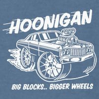 Hoonigan Big Blocks Bigger Wheels Garment-Dyed Sweatshirt
