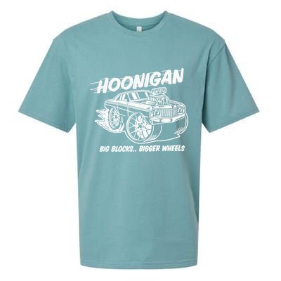 Hoonigan Big Blocks Bigger Wheels Sueded Cloud Jersey T-Shirt