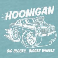 Hoonigan Big Blocks Bigger Wheels Sueded Cloud Jersey T-Shirt