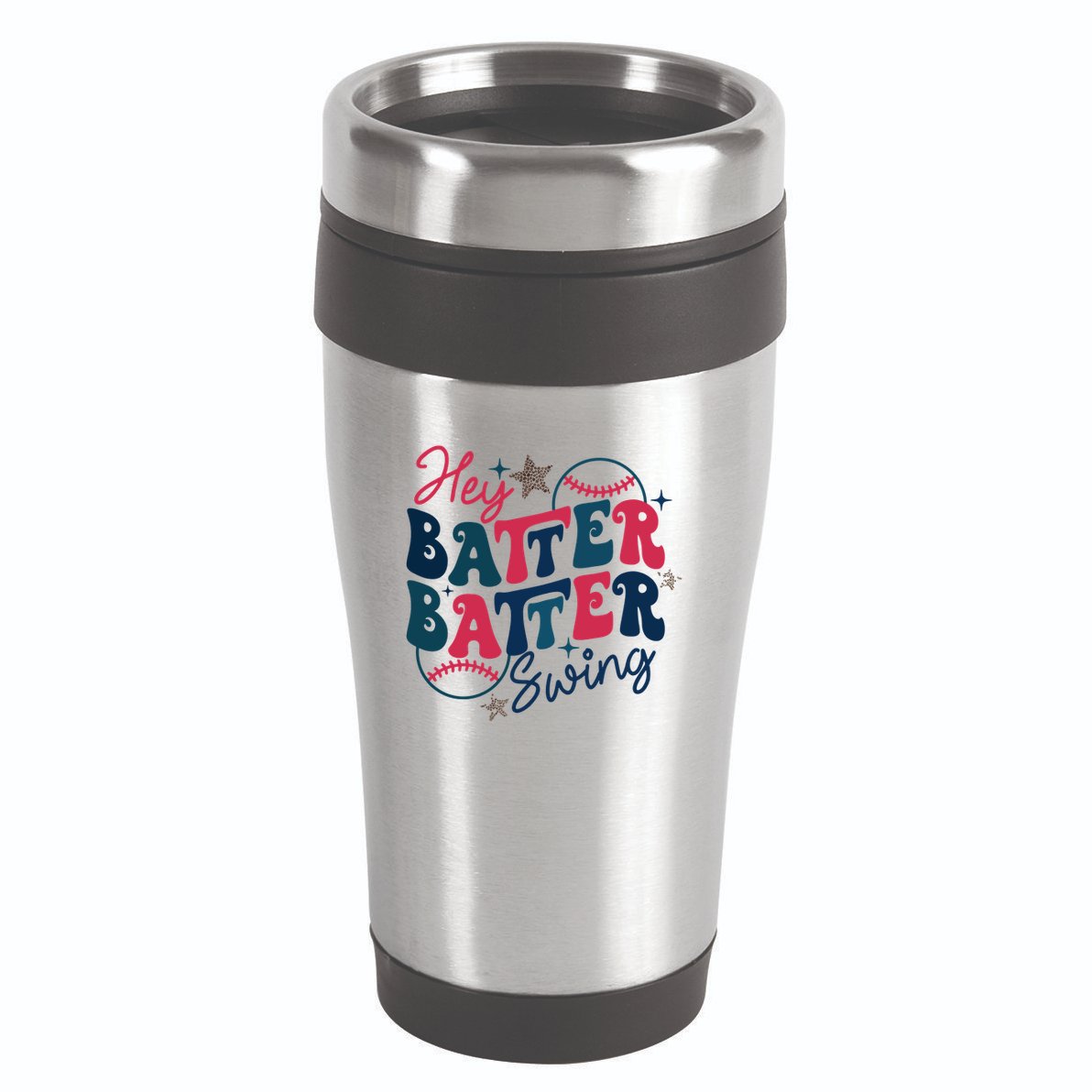 Hey Batter Batter Swing 16oz Travel Tumbler