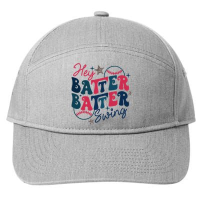 Hey Batter Batter Swing 7-Panel Snapback Hat