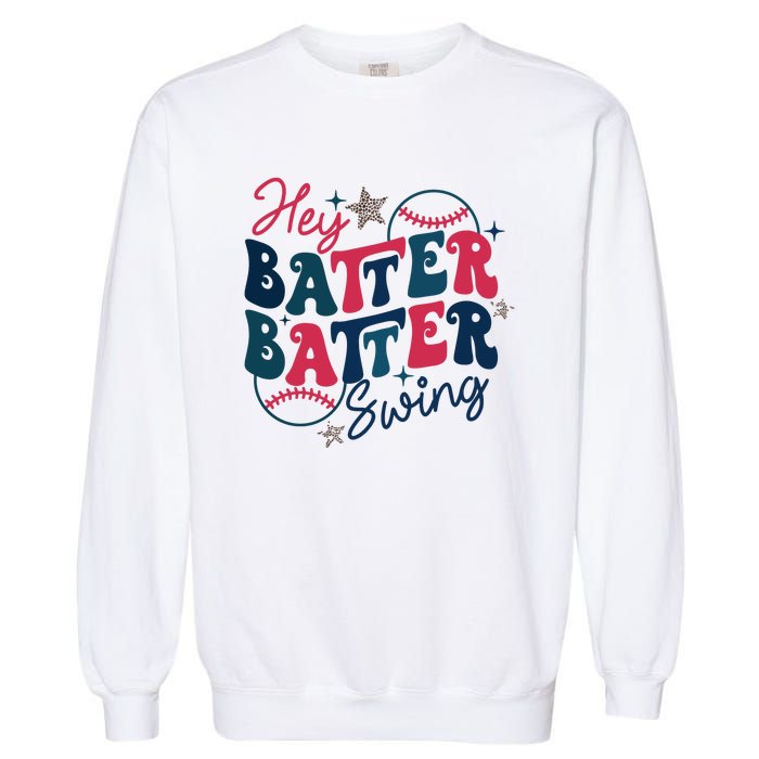 Hey Batter Batter Swing Garment-Dyed Sweatshirt