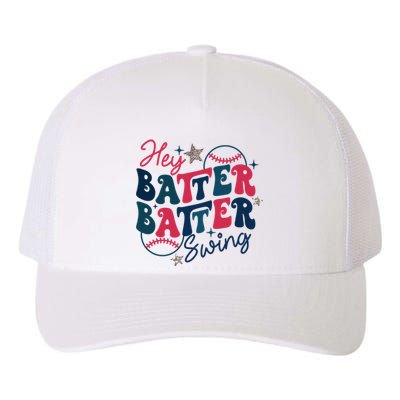 Hey Batter Batter Swing Yupoong Adult 5-Panel Trucker Hat