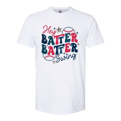 Hey Batter Batter Swing Softstyle CVC T-Shirt