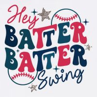 Hey Batter Batter Swing Cooling Performance Crew T-Shirt