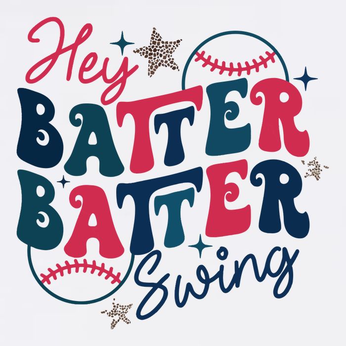 Hey Batter Batter Swing Cooling Performance Crew T-Shirt