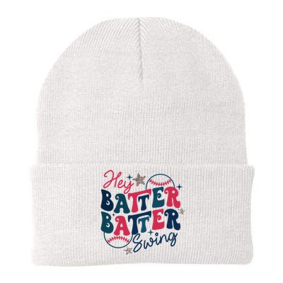 Hey Batter Batter Swing Knit Cap Winter Beanie