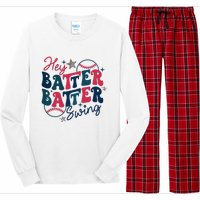 Hey Batter Batter Swing Long Sleeve Pajama Set