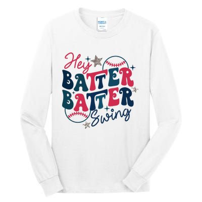 Hey Batter Batter Swing Tall Long Sleeve T-Shirt