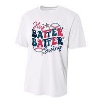 Hey Batter Batter Swing Performance Sprint T-Shirt