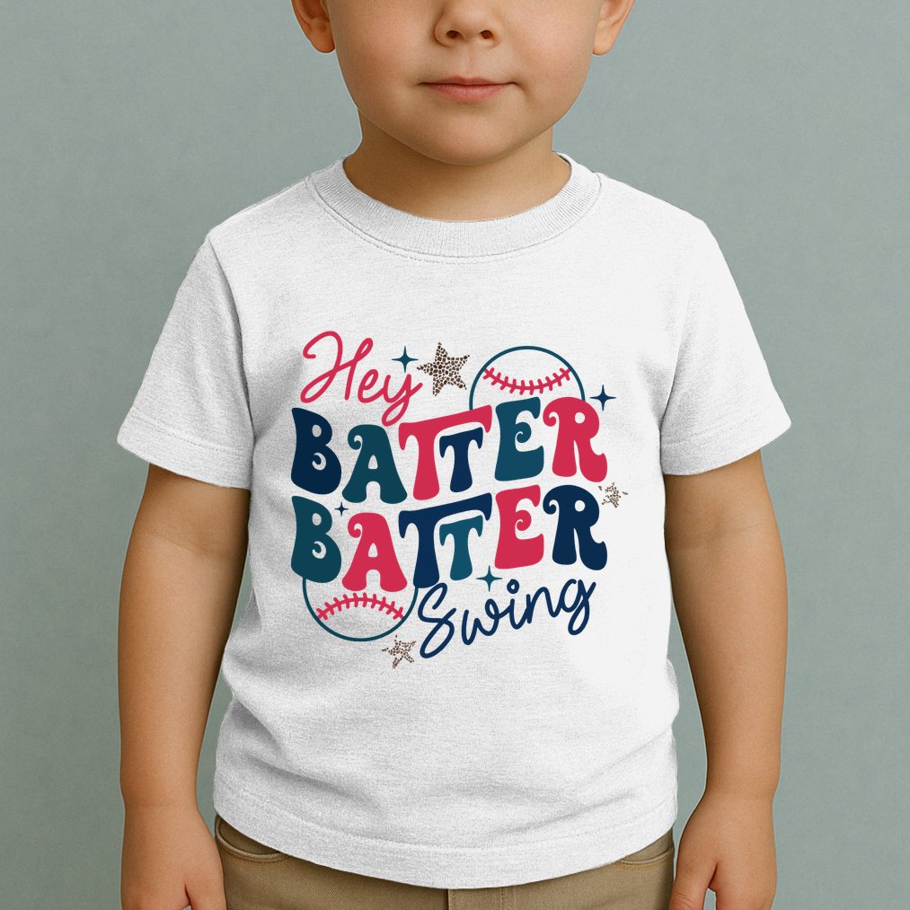 Hey Batter Batter Swing Toddler T-Shirt