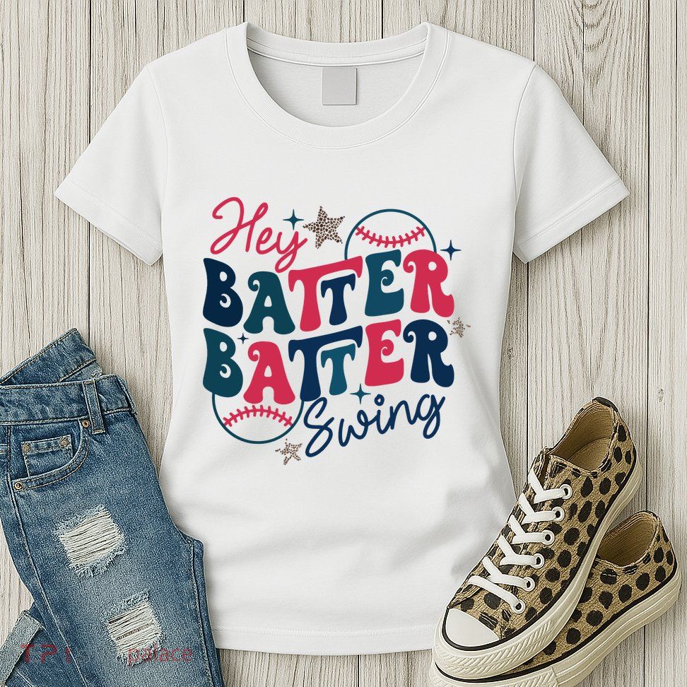 Hey Batter Batter Swing Womens T-Shirt