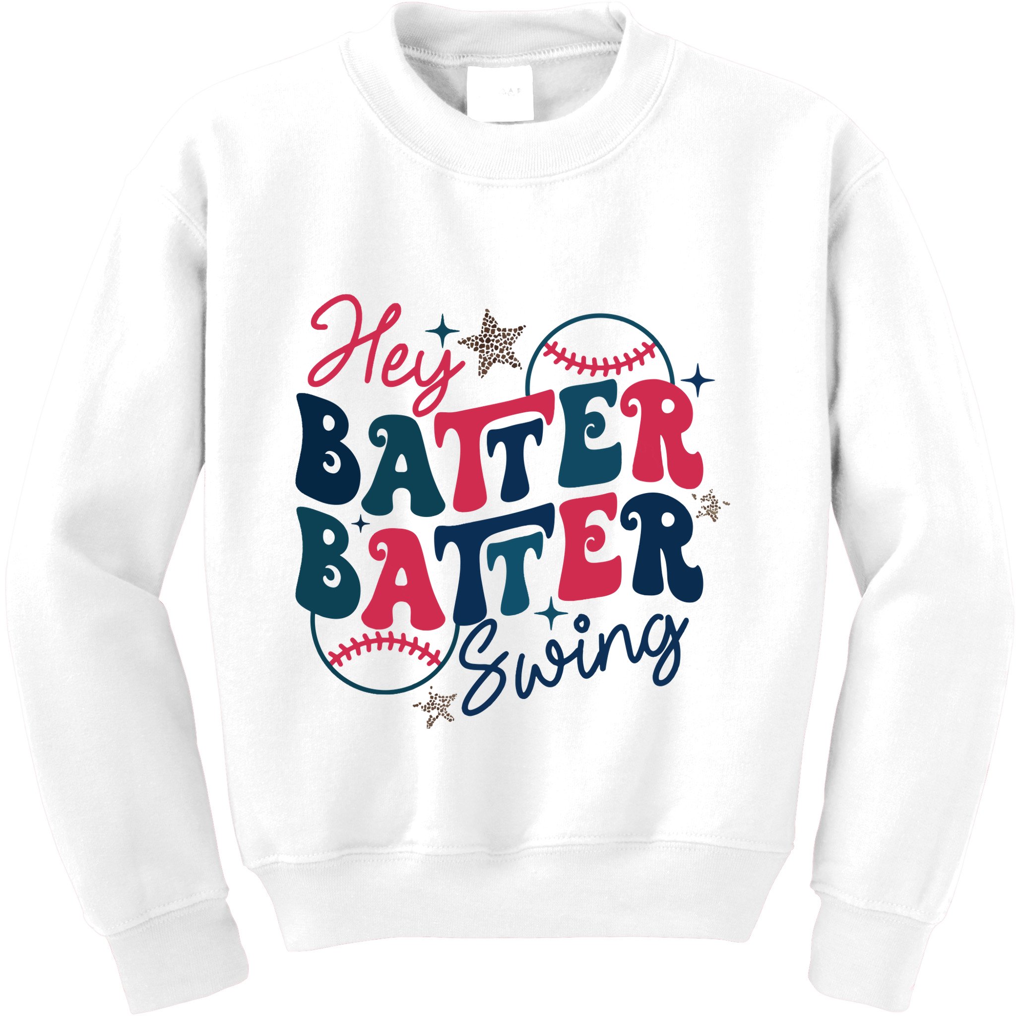 Hey Batter Batter Swing Kids Sweatshirt